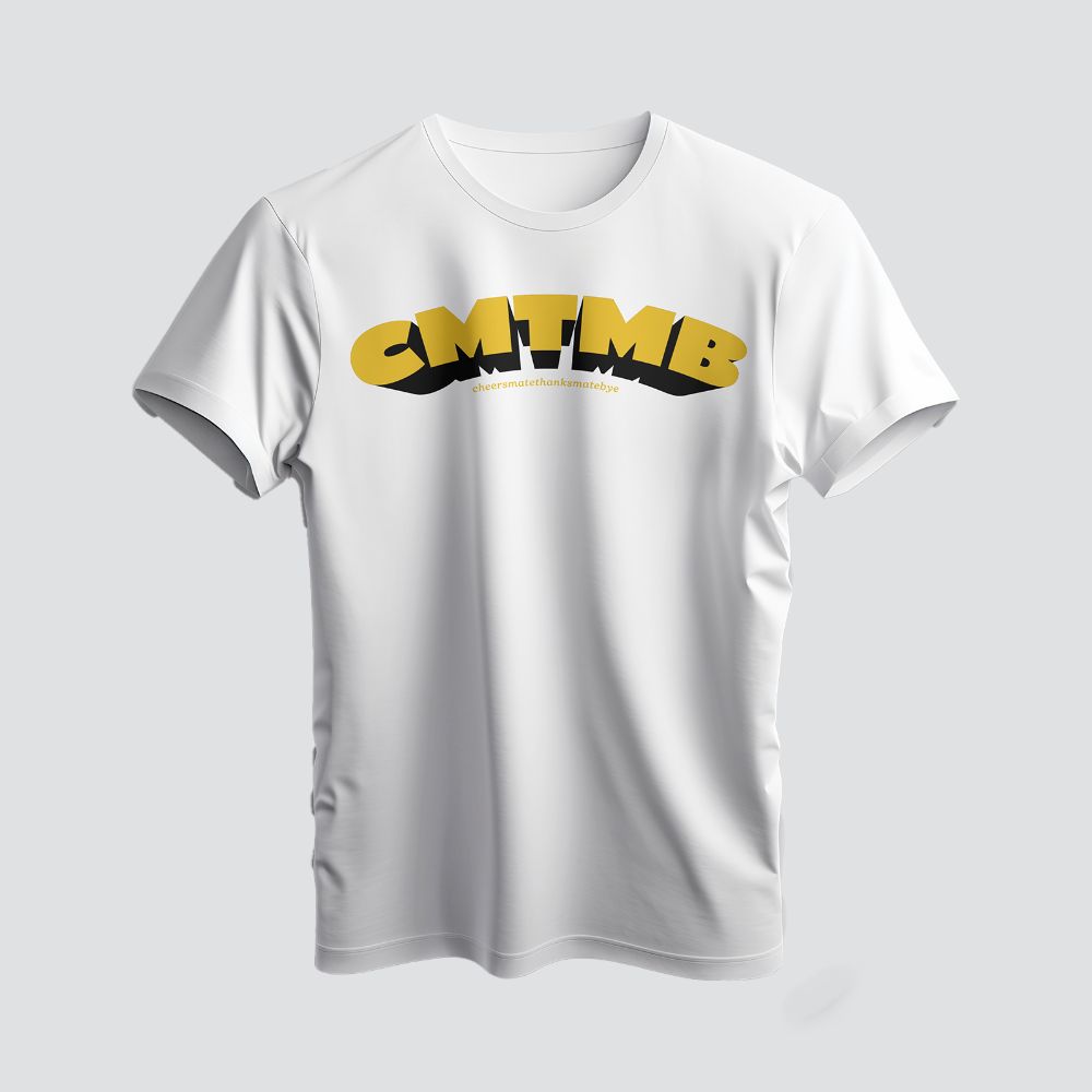 CMTMB Arch Final Tee White