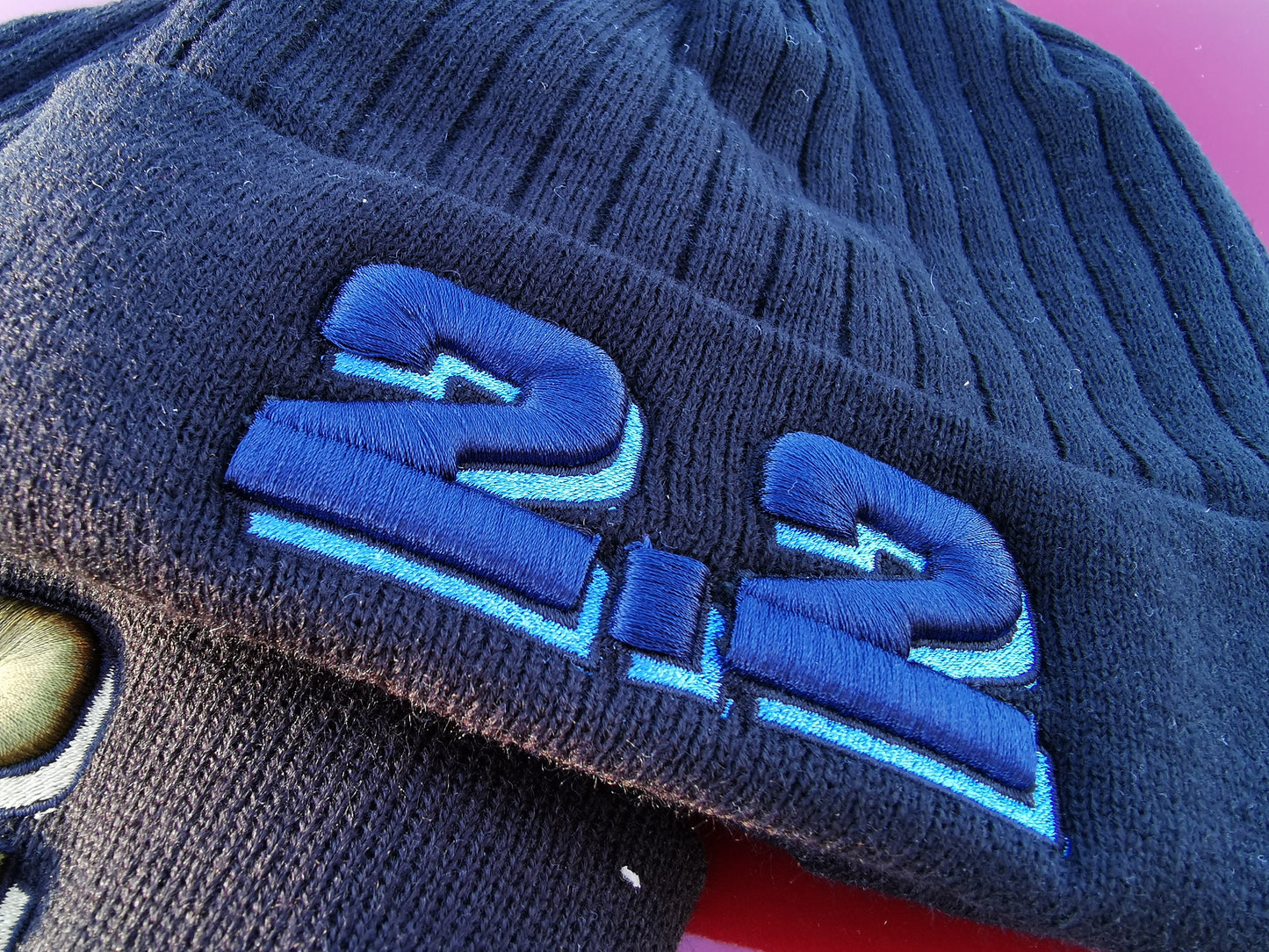 Smith and Sniff 2.2 Blue Logo Beanie Hat