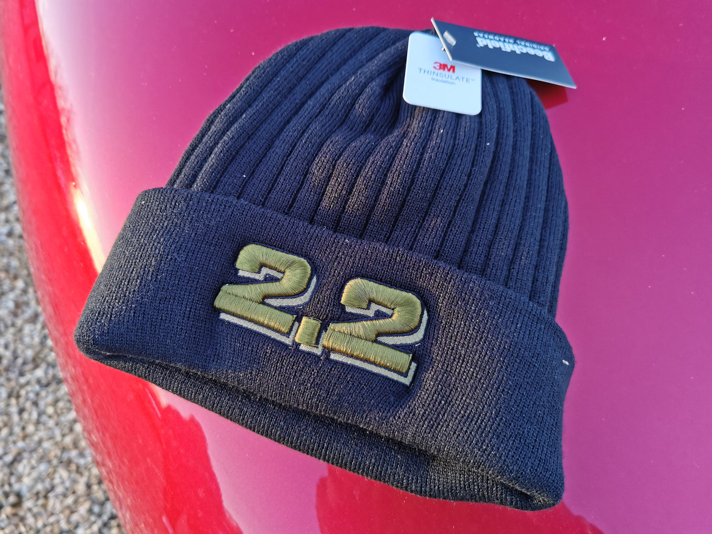 Smith and Sniff 2.2 Yellow Logo Beanie Hat