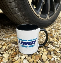 SPOWAATAAH Retro Blue Mug