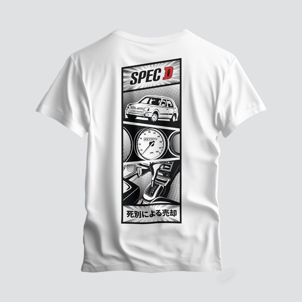 Spec D Tee White