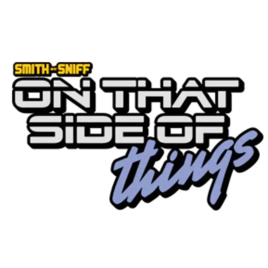 On that Side of things Die-cut Sticker, 70 mm wide